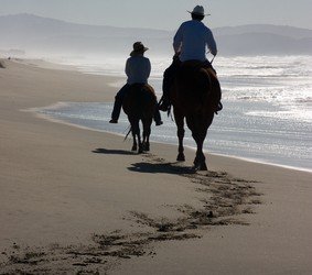 Reiten am Strand