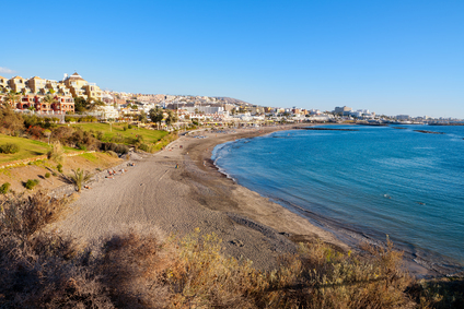 Die Playa Fanabe auf Teneriffa